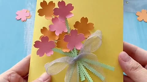 How to Make Beautiful Handmade Paper Cards | DIY Card Making Tutorial | HK07Entertainment |