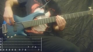 Linkin Park - A Place For My Head Bass Cover (Tabs)