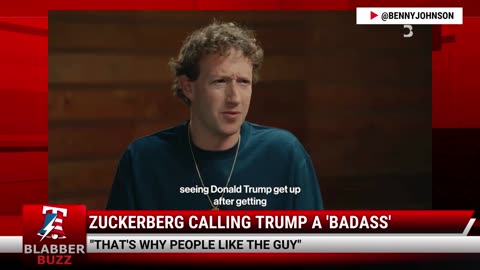 Zuckerberg Calling Trump A 'Badass'