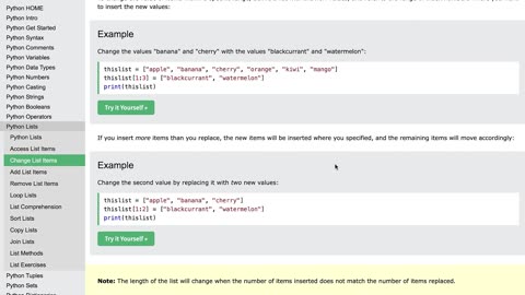 Python Coding for beginners 20 - Remove, Sort and Change list items