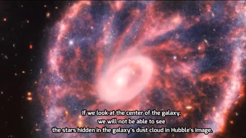 James Webb telescope finds the Hidden objects in the Cartwheel Galaxy.