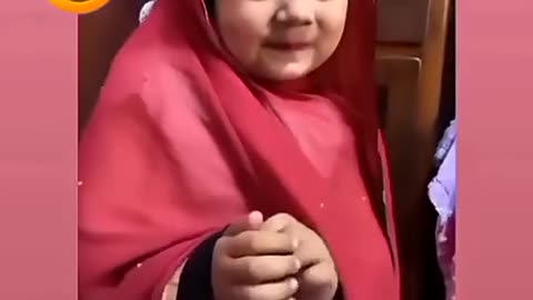 Lovely expression of cute baby