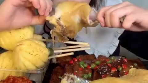 MUKBANG EATING SHOW 묵방이 팅쇼 CHINESE FOOD ASMR 중국 음식 CHINESE MUKBANG중국어 묵방