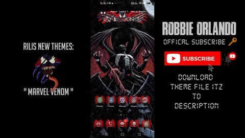 VENOM MARVEL - VIVO THEMES ANDROID