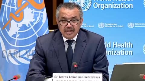 WHO Communist psychopath Tedros: quackccines