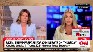 Trump spokeswoman Karoline Leavitt gets cut off by CNN host