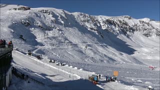 Farellones ski resort in Santiago, Chile