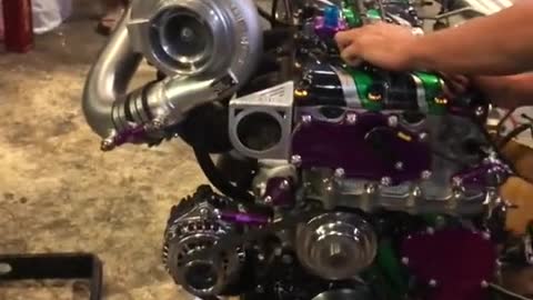 Engine running