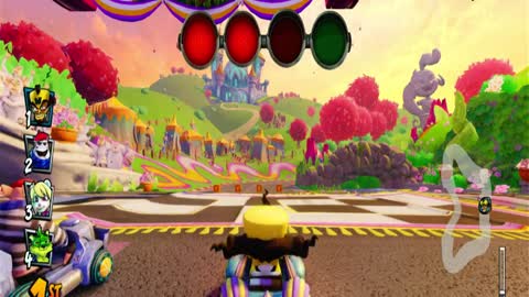 Crash Team Racing Nitro Fueled - Coco Park Mirror Mode Gameplay