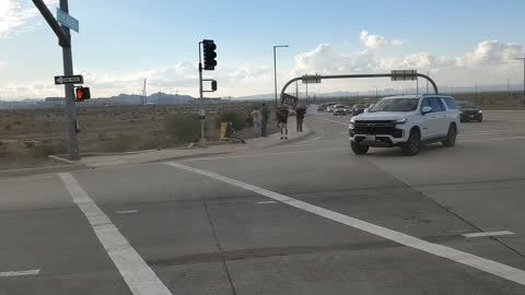 Biden motorcade intercepted by Tucson patriot, where was all of pist off Maricopa?