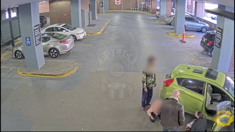 Surveillance video shows Kansas City police detective, officer save choking baby in hospital garage
