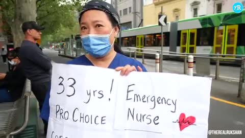 Australian Protesting Against Lockdown and Vaccine Mandate / Health Pass