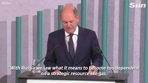 A dependency on Russia’s gas won’t happen again says Germany’s Scholz