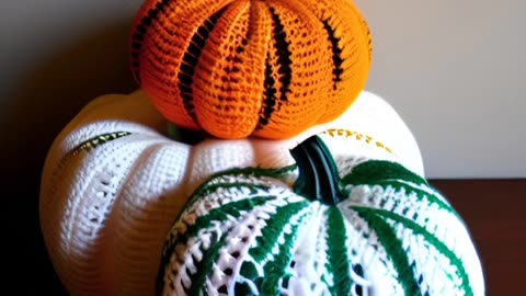 Cozy Fall Decor: Crochet Pumpkin Designs