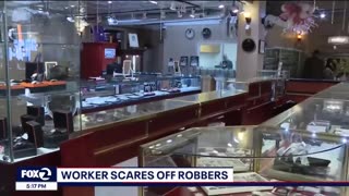 Robbers PANIC As 73 Year Old Worker Pulls Out His Gun
