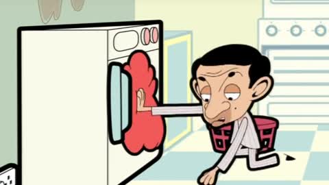 Spring Cleaning - Mr Bean Cartoon