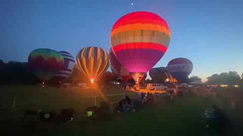 The YMCA Song at Ashland Balloon Fest's Balloon Glow Encounter on Saturday, 06/24/2023, at 21:29