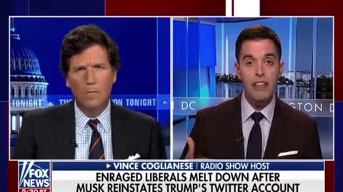 Tucker Carlson DOWNS lib tears after leftists meltdown over Elon Musk UNBANNING Trump on Twitter