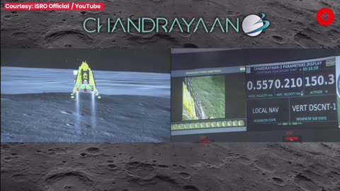 Chandrayaan 3 mission successful and soft landing by lander on the moon. #trending