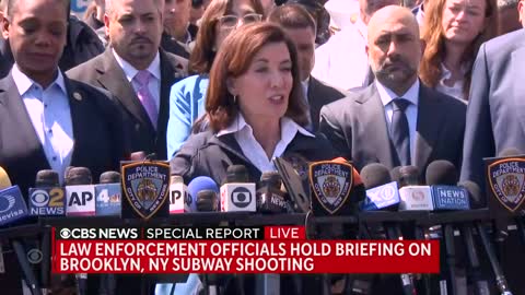 Multiple people wounded in New York City subway shooting, suspect still at large