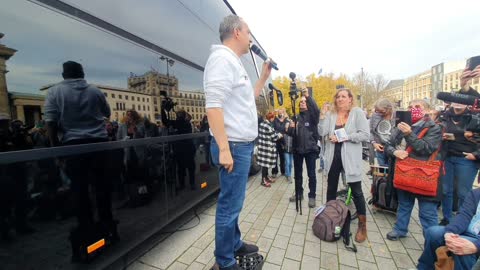 Ralf Ludwig Rede vor dem Brandenburger Tor