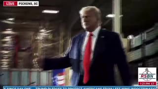 Trump walks out to EPIC intro video — This is Fire