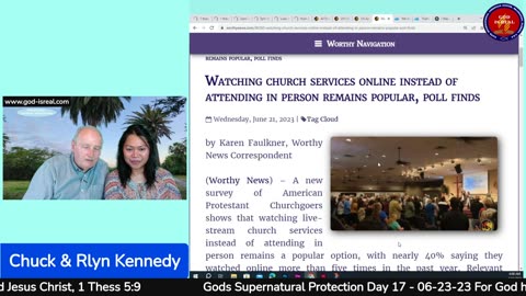 June 23, 2023 God's Supernatural Protection Day17 - Pastor Chuck Kennedy