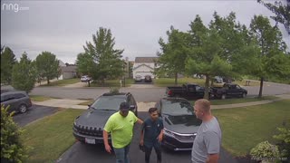 Door to Door Salesmen Shotguns a Beer and Nearly Passes Out