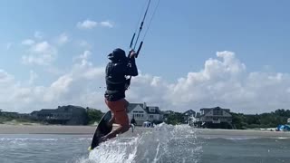 Kiteboarding fun at Breach Inlet and 28.5 on Sullivan’s Island