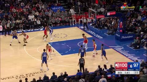 CRAZY ENDING! Philadelphia 76ers vs Atlanta Hawks Final Minutes ! 2022-23 NBA Season