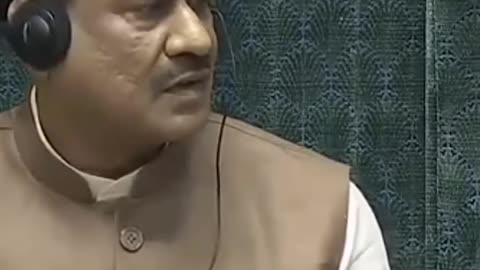 Rahul Gandhi in parliament