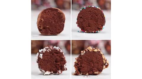 dark chocolate truffles