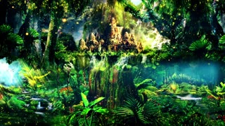 Fantasy Forest Scene Background