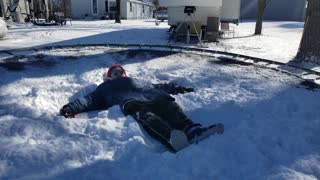 MAKING SNOW ANGELS on CHRISTMAS EVE (2022)