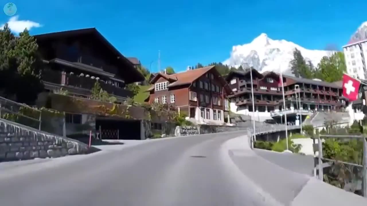 Driving In Grindelwald Switzerland - Most Beautiful Place To Travel