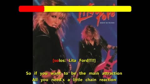 Lita Ford - Gotta Let Go {post little black box karaoke}