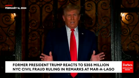BREAKING NEWS: Trump Lets Loose On James & Engoron, Vows Appeal After NYC Civil Fraud Trial Ruling