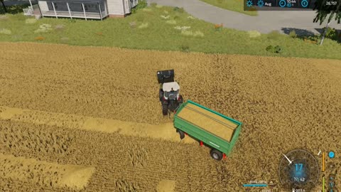 Part 14: Collecting straw | Farming Simulator 22 | Chilliwack map | Timelapse | (1080p60)