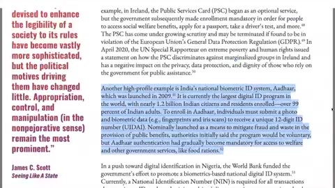 Breakdown of U.N.'s Digital ID ~