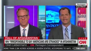Jake Tapper NUKES Psaki For Claiming Americans Aren't Stranded In Afghanistan