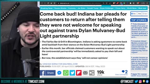 Defending Bud Light BACKFIRES, Bar APOLOGIZES For Defending Dylan Mulvaney, Anheuser DOUBLES DOWN