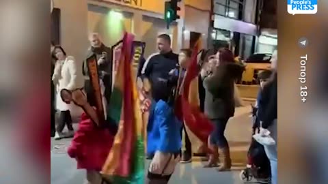 CHILDREN'S LGBT 😡CARNIVAL IN SPAIN