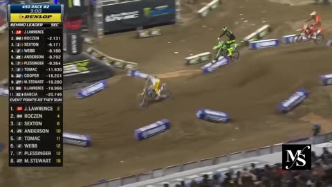 2024 AMA SUPERCROSS INDIANAPOLIS MAIN EVENT 2 450 💥🔥🏆