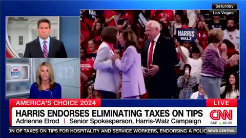 Harris Campaign Spokesman Claims 'No Tax On Tips' Example Of Harris 'Putting Forward Her Own Agenda'