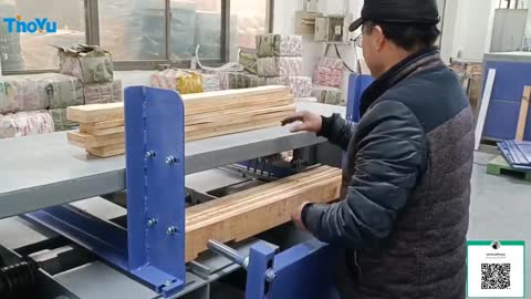 Testing the Pallet Stringer Notching Machine before shipping #Stringer pallet#American pallet