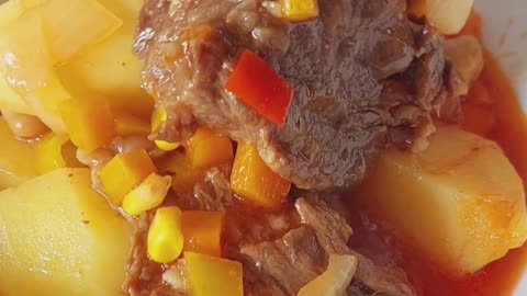 Easy Perfect Beef Stew Recipe 🔥 😋 👩‍🍳 #beef #beefstew #food #cooking #homemade #recipe