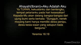 Lagu Kitab Suci Scriptue Song Yeremia16 Thunder Beacon Mix Indonesian #ahayah #indonesia