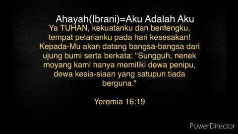 Lagu Kitab Suci Scriptue Song Yeremia16 Thunder Beacon Mix Indonesian #ahayah #indonesia