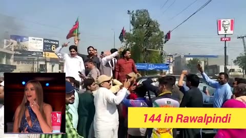 Pakistani People's Protest against arrested Imran Khan
