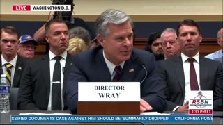 Did FBI Director Wray just accidentally reveal Joe Biden is under investigation?!